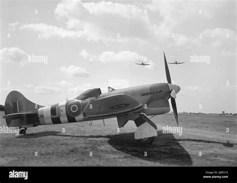 Aircraft of the Royal Air Force 1939-1945- Hawker Tempest. Tempest Mark V, JN682 ?JF-Z?, of No ...