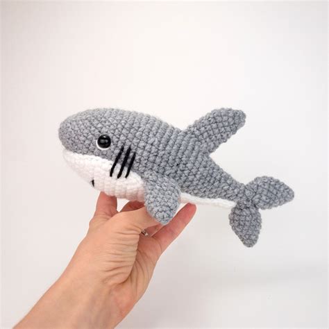 PATTERN: Shawn the Shark Crochet Shark Pattern Amigurumi - Etsy