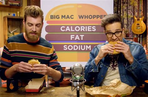 Good Mythical Morning Learns That Big Macs Are Actually Healthier Than Whoppers [WATCH]