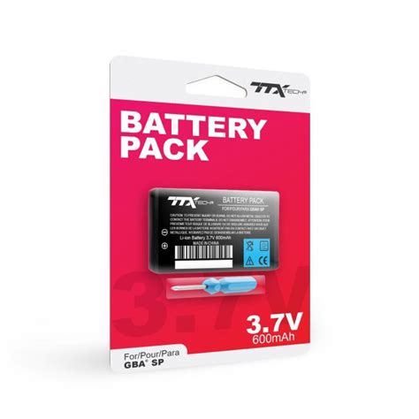 New Battery Pack Replacement for Game Boy Advance SP