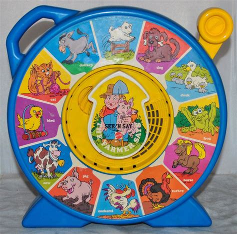 MATTEL See 'N Say The Farmer Says #2260-0320 Vintage Pre-School Toy, 1989 | Preschool toys, My ...