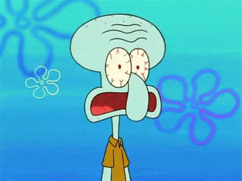 Squidward Spongebob GIF - Squidward Spongebob Shocked - Descubre y comparte GIF