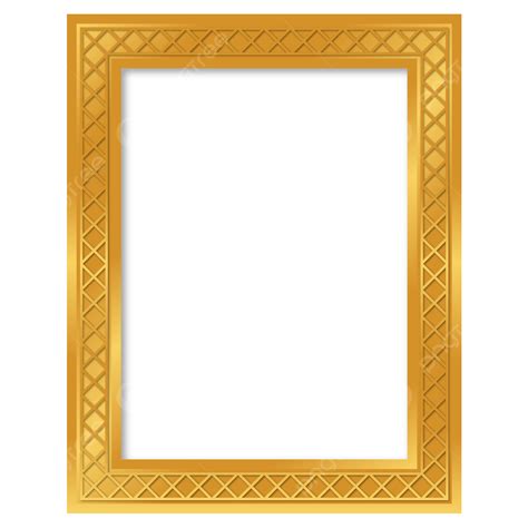 Ilustrate Vector Hd PNG Images, Modern Gold Frame Vector Ilustration, Gold Gold, Border, Modern ...