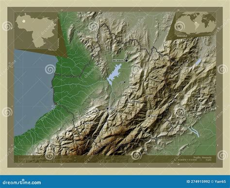 Trujillo, Venezuela. Wiki. Labelled Points of Cities Stock Illustration - Illustration of ...