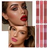 CBGELRT Double Ended Liquid Lipstick Clear Glitter Lip Gloss Waterproof ...