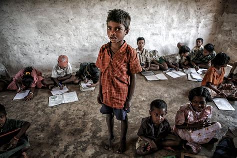 Poor School / In India, Orissa. I visited a poor school in a mountain ...