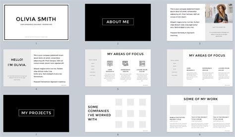 Ux Portfolio Presentation Template