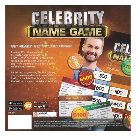 Celebrity Name Game - Board Game - Online Toys Australia