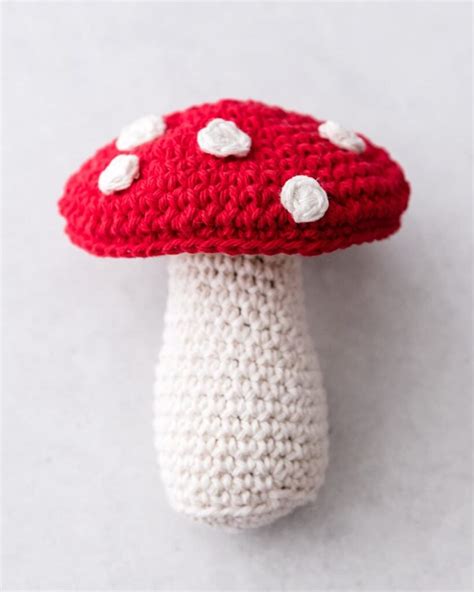 How to Crochet a Mushroom + Free Pattern - Sarah Maker