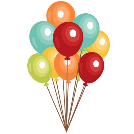 Birthday balloons clip art clipart photo – Clipartix