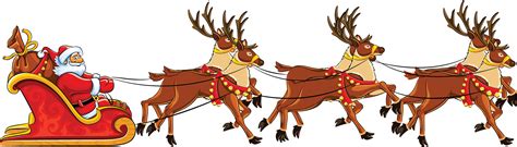 Santa sleigh PNG