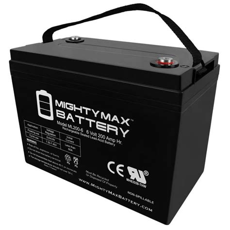 6V 200AH SLA Battery Replacement for Golf Cart - Walmart.com