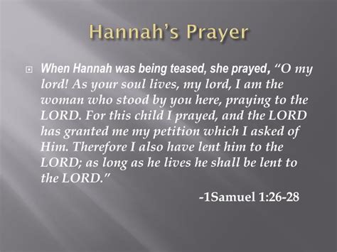 PPT - Hannah From the Bible PowerPoint Presentation - ID:5498435