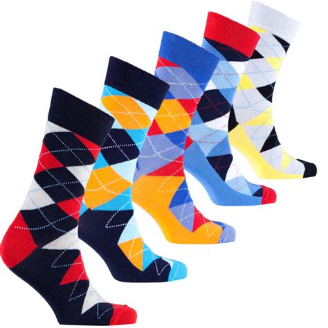 Men's Manly Argyle Socks - Socks n Socks