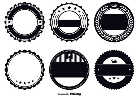 Assorted Badge Template Set 99248 Vector Art at Vecteezy