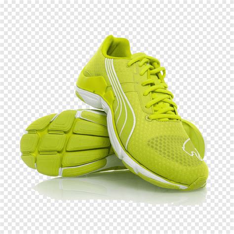 Free download | Pair of green-and-white low-top shoes, Puma Shoe ...