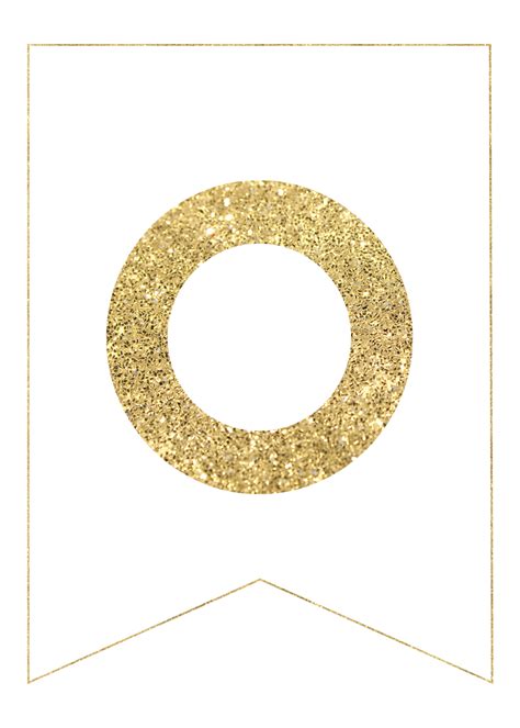 Gold Free Printable Banner Letters | Paper Trail Design