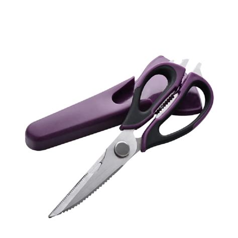 Stainless steel kitchen scissors,GaiaBBQ B128,1 pcs,Multi function food ...