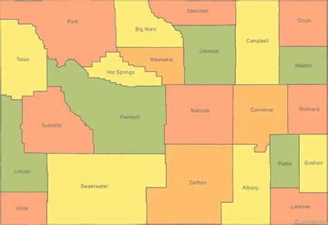 Absaroka County Wyoming Map | Car Interior Design