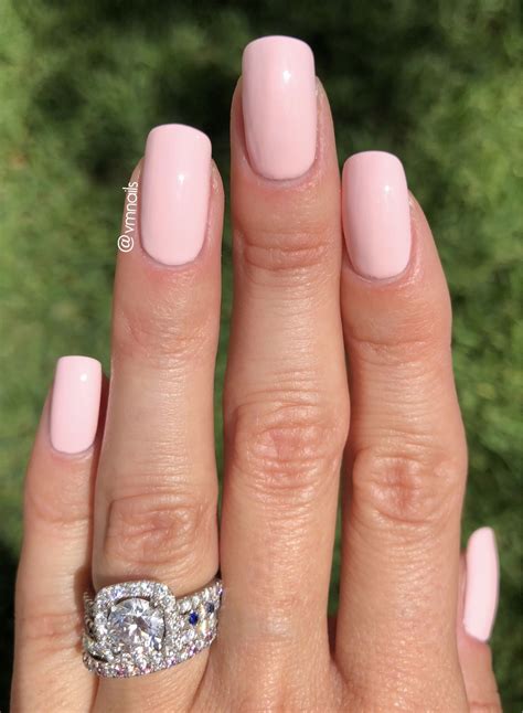 Essie - Fiji - a classic creamy pale pink manicure. Light pink nails. # ...