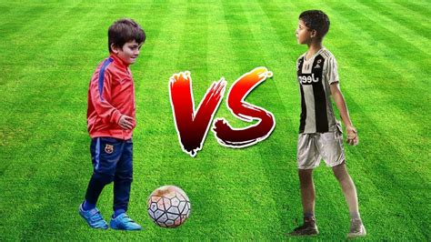 Ronaldo Jr match against Messi Jr 2020 - YouTube