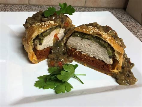 Chicken Wellington with Mushroom Sauce - Kosher.com