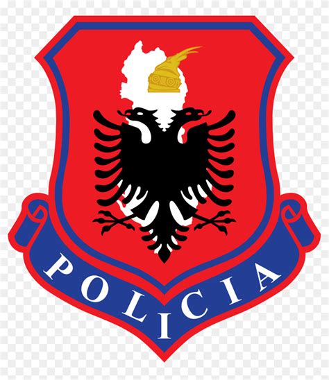 Policia Shqiptare Logo - Albania's National Flag, HD Png Download ...