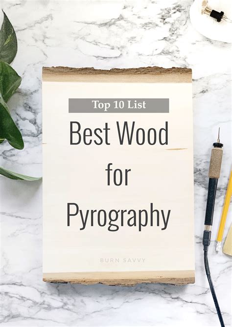 Best Wood for Pyrography: Top 10 List