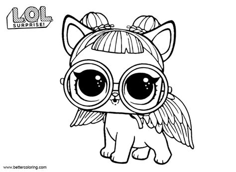 LOL Pets Coloring Pages Sugar Pup - Free Printable Coloring Pages