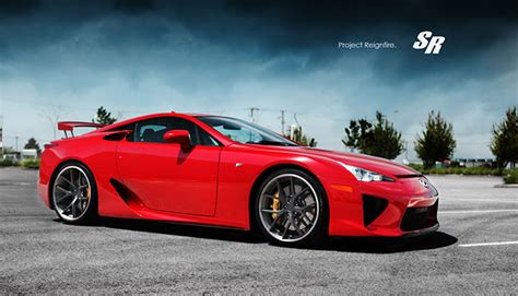 Pearl Red Lexus LFA on 21″ PUR Wheels | Lexus Enthusiast