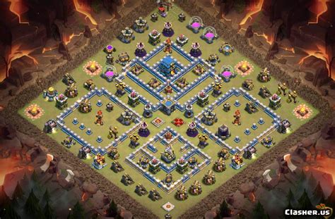 [Town Hall 12] TH12 | War Base | Anti 3 Star v14 [With Link] [8-2019 ...