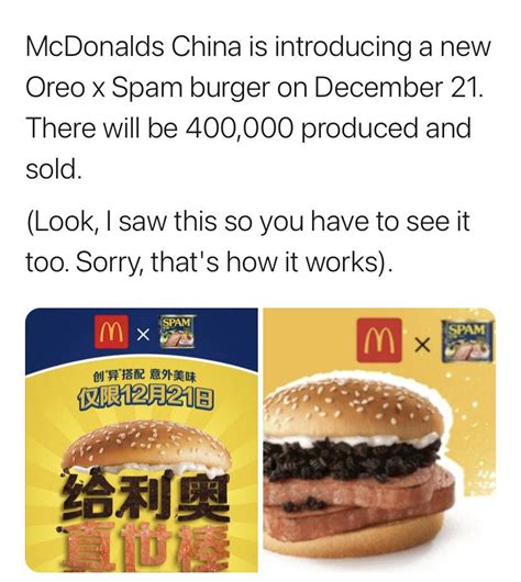 McDonalds Spam and Oreos burger in China! | TableTennisDaily