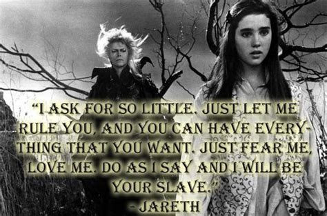 Labyrinth movie, Labyrinth quotes, Labyrinth jareth