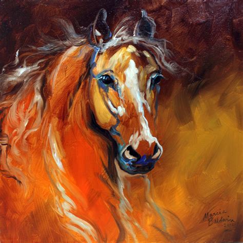 Daily Paintings ~ Fine Art Originals by Marcia Baldwin: CRIMSON TIDE EQUINE ART ORIGINAL OIL ...