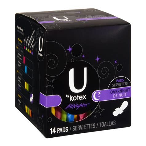 U Kotex All Nighter Overnight Pads - 14 CT Reviews 2019