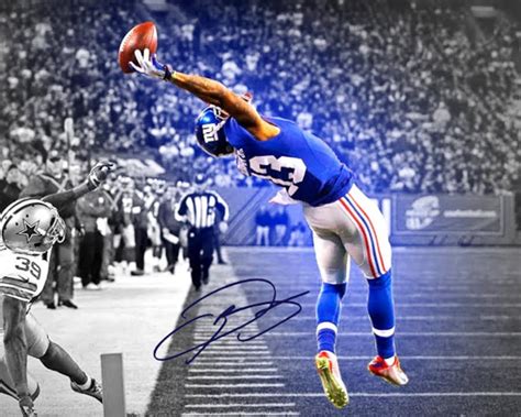 Odell Beckham Jr the Epic Catch Signed Photo Autograph Print Poster ...