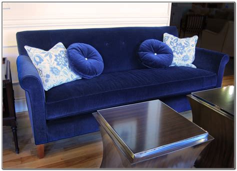 Blue Velvet Sofa Slipcover - Sofa : Home Design Ideas #a5PjzzaP9l15844