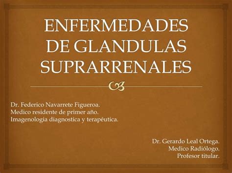 Enfermedades de glandulas suprarrenales | PPT