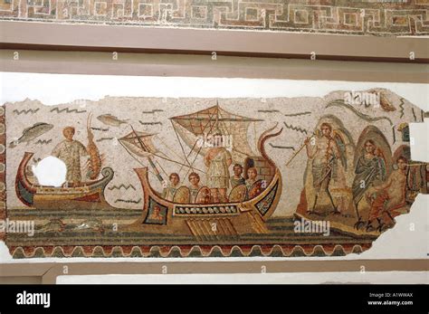 Mosaic scene from odyssey ulysses hi-res stock photography and images ...