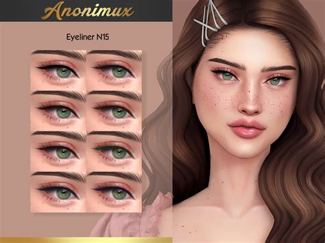 Makeup Cc, Sims 4 Cc Makeup, Makeup Eyeliner, Sims 4 Cc Eyes, Sims Cc ...