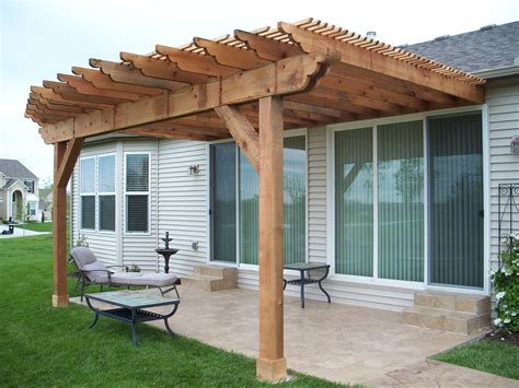 Plans Pergola Attached To House - Image to u