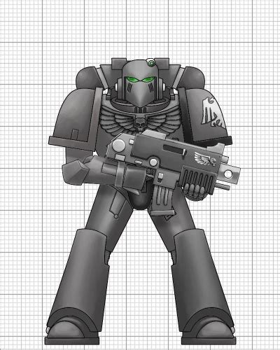 My Tactical Space Marine Armor by beaniesteve21 on DeviantArt