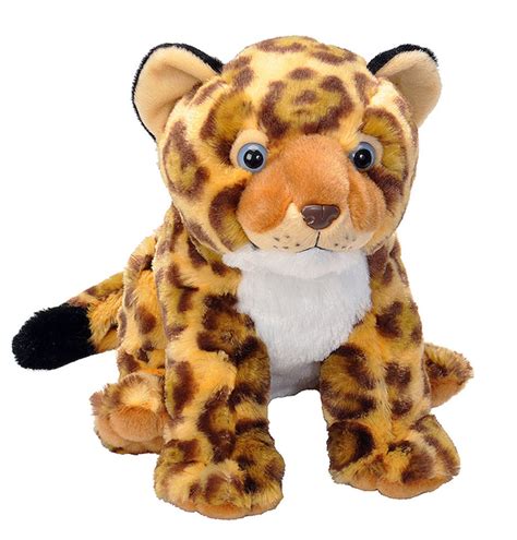 Jaguar stuffed animal |30cm |soft plush toy|Cuddlekins |Wild Republic