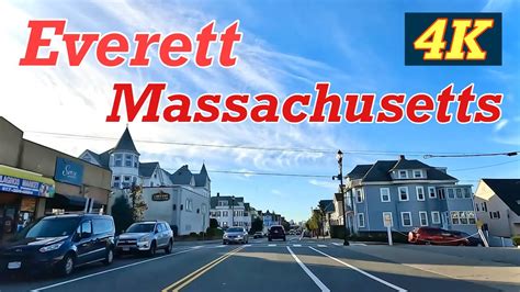 Everett Massachusetts: Friday Morning Drive - YouTube