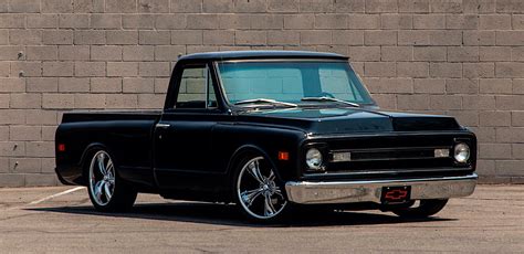 Black-on-Black 1969 Chevrolet C10 Is a Workhorse in Formal Dress - autoevolution