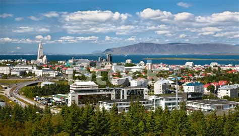 Aerial View Of Reykjavik Stock Photo | Royalty-Free | FreeImages