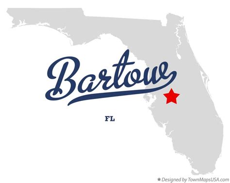 Map of Bartow, FL, Florida