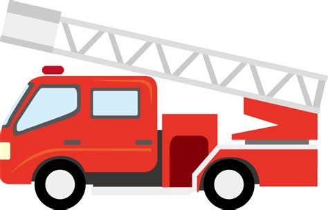 firetruck clipart black and white - Clip Art Library