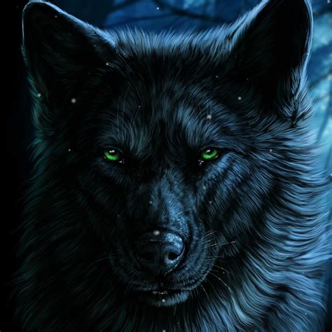 Black Wolf with Red Eyes Wallpapers - Top Free Black Wolf with Red Eyes ...