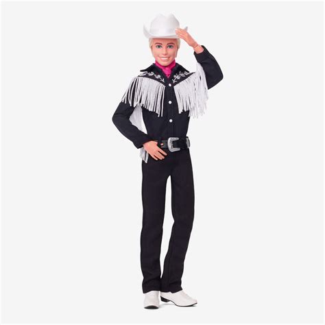 Ken Doll in Black and White Western Outfit – Barbie The Movie – Mattel ...